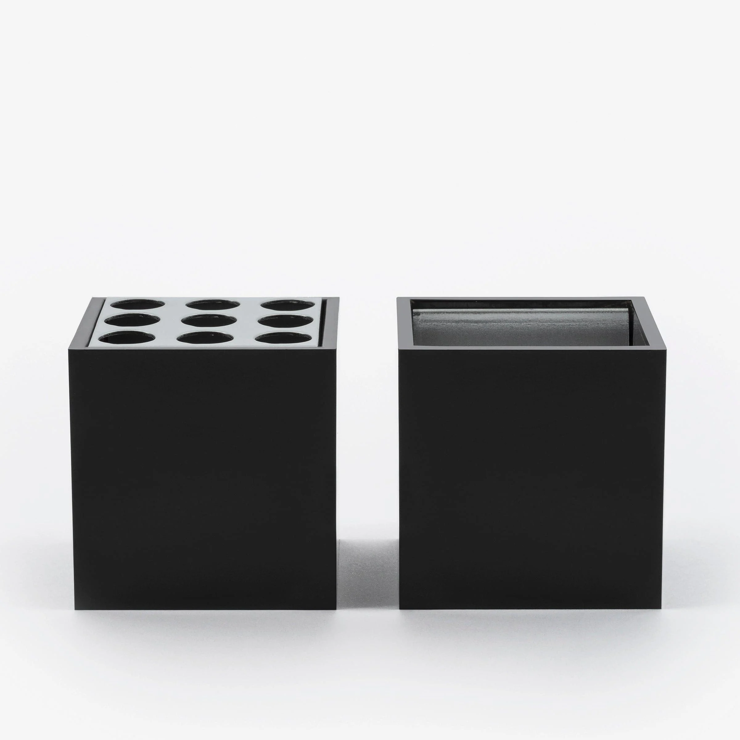 Portamatite & Porta Graffette in Alluminio MAIORCA di Bruno Munari