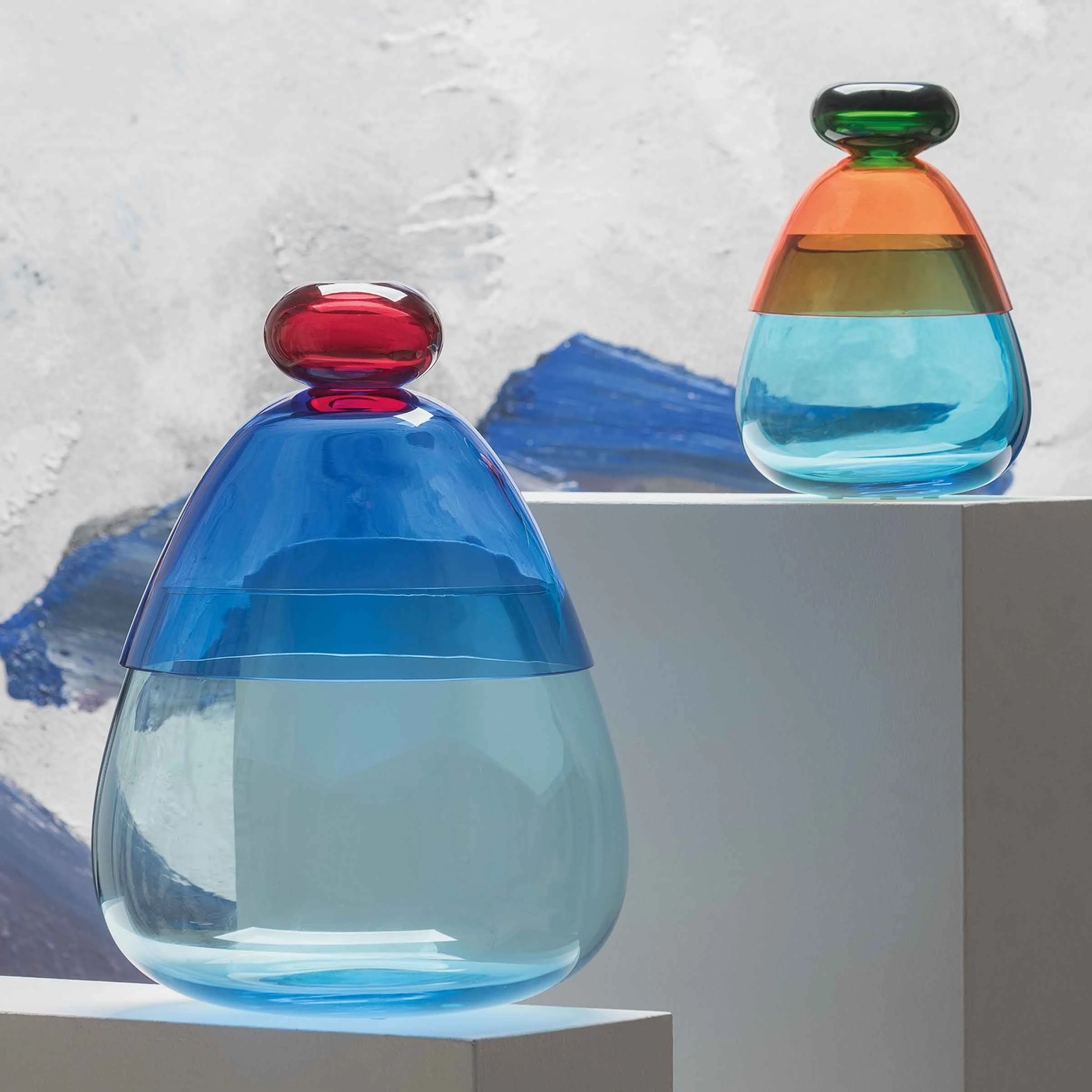 Vaso in Vetro di Murano KOUNT di Karim Rashid per Purho