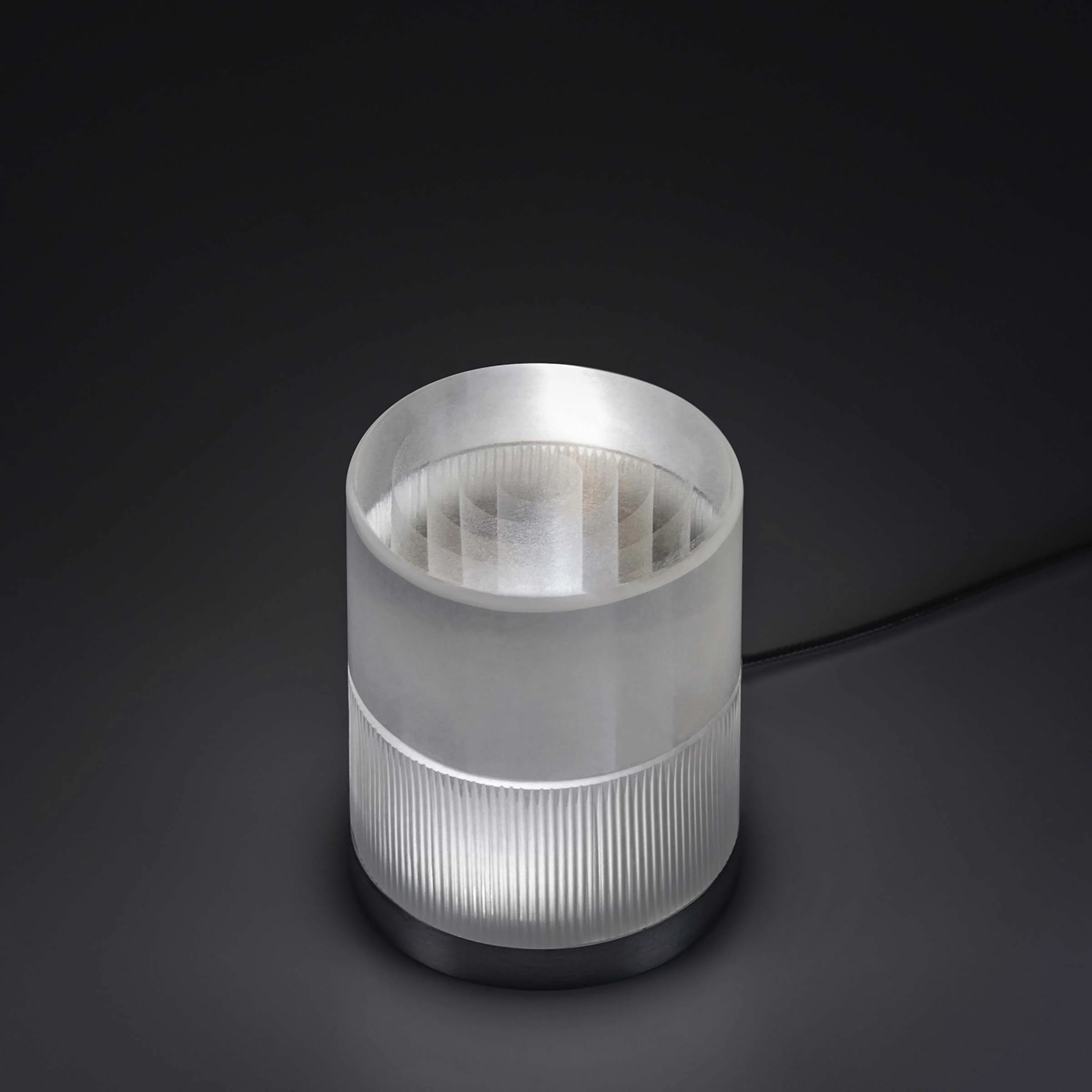 Lampada da Tavolo Ricaricabile in Vetro di Murano PETITE di Federico Peri per Purho
