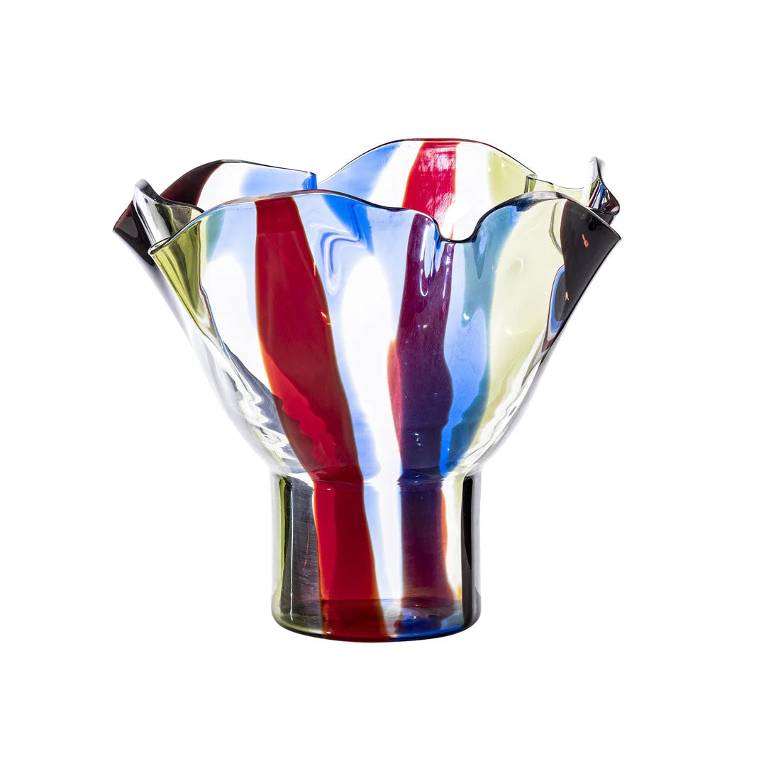 Vaso in Vetro di Murano KUKINTO di Timo Sarpaneva per Venini