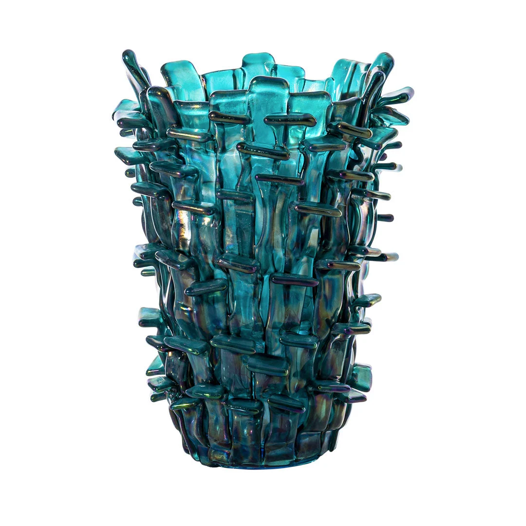 Vaso in Vetro di Murano RITAGLI di Fulvio Bianconi per Venini