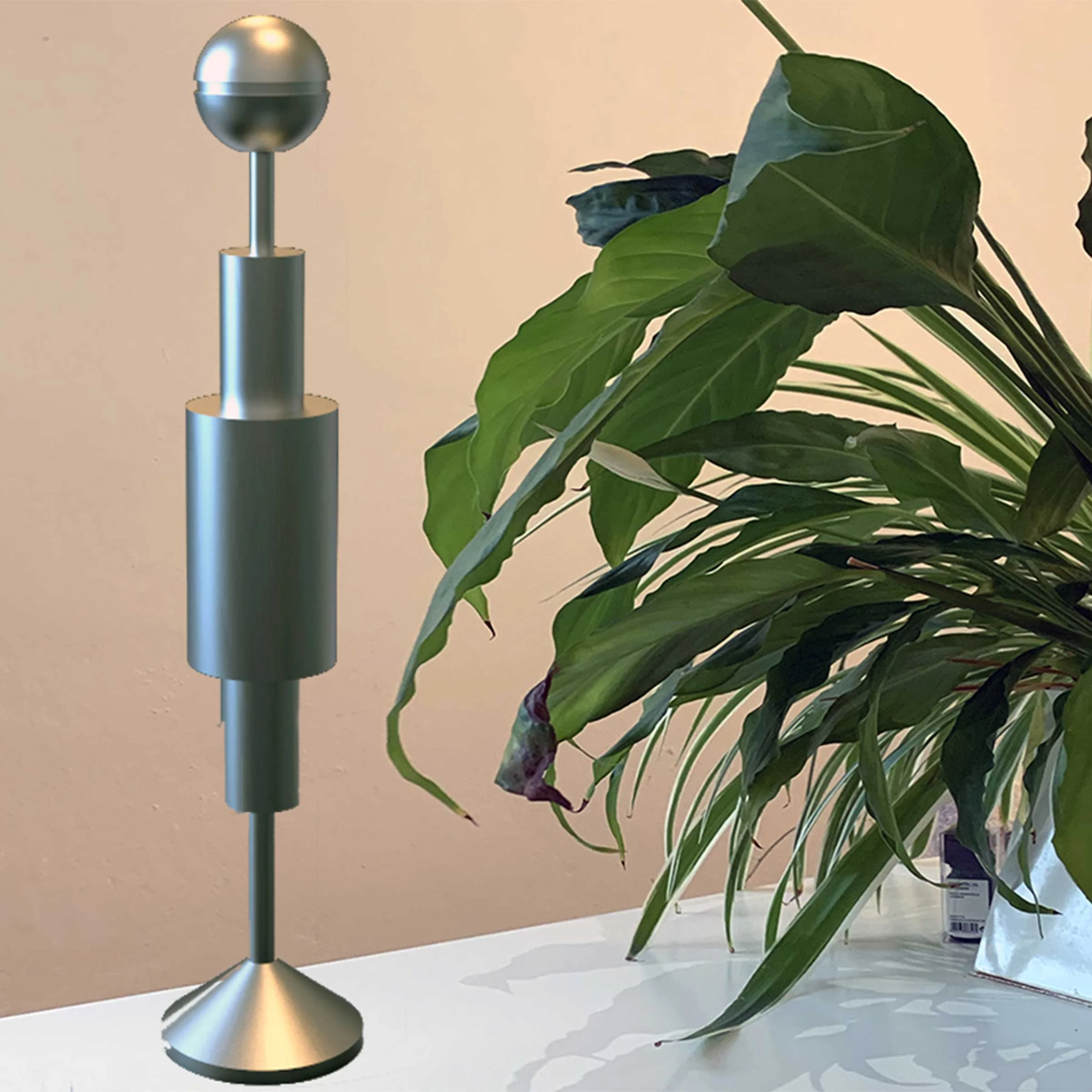 Scultura in Alluminio ODD'IO di Alessandro Guerriero per Cyrcus Design
