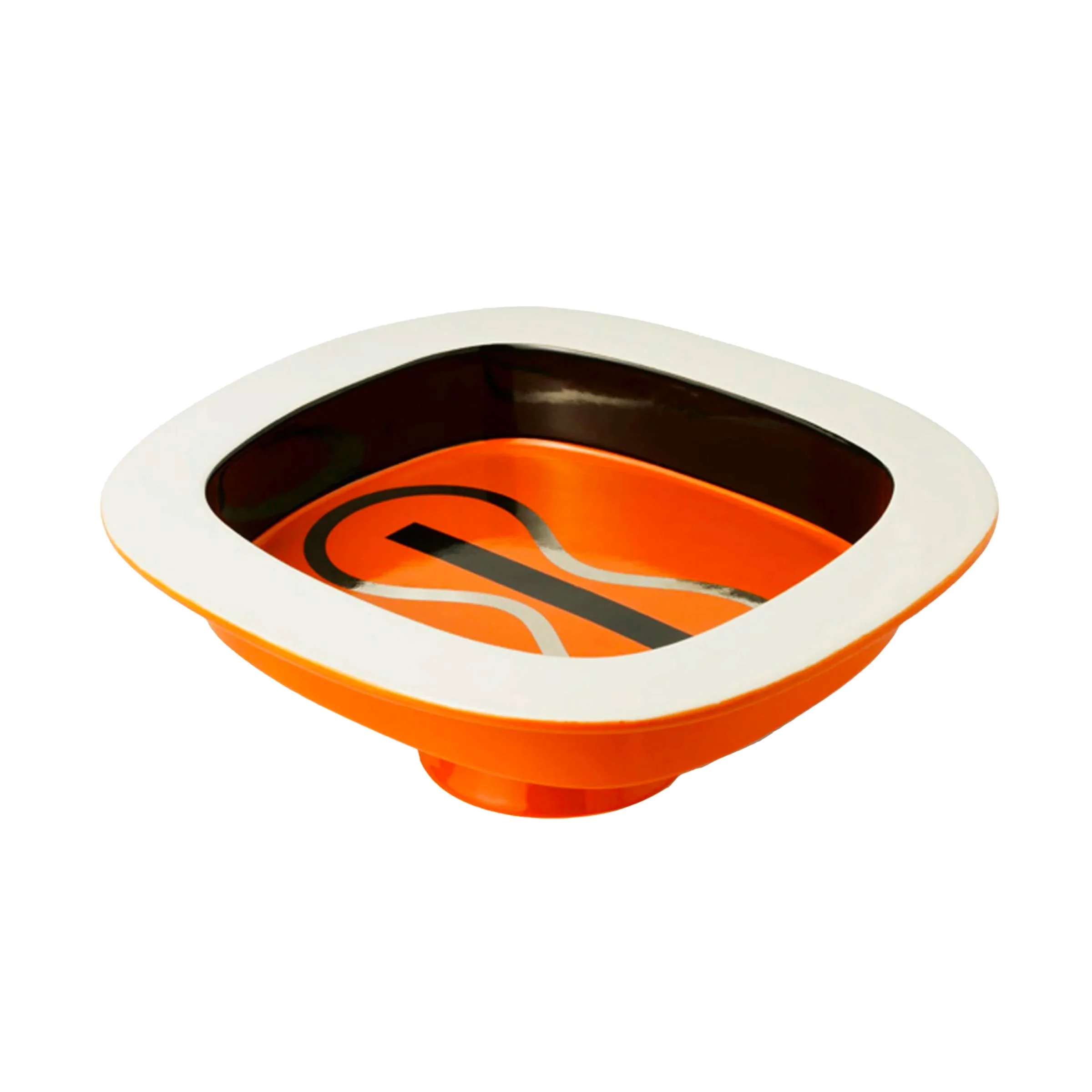 Centrotavola in Ceramica BOLO Arancione di Karim Rashid per Bitossi Ceramiche - Edizione Limitata