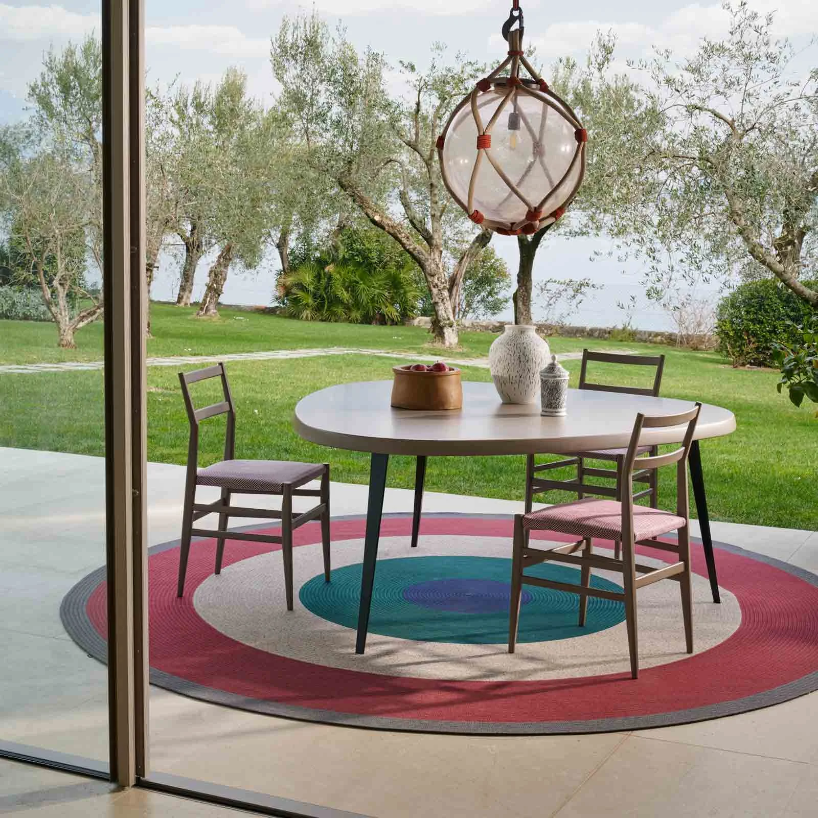 Tavolo da Pranzo per Esterno MEXIQUE, di Charlotte Perriand per Cassina