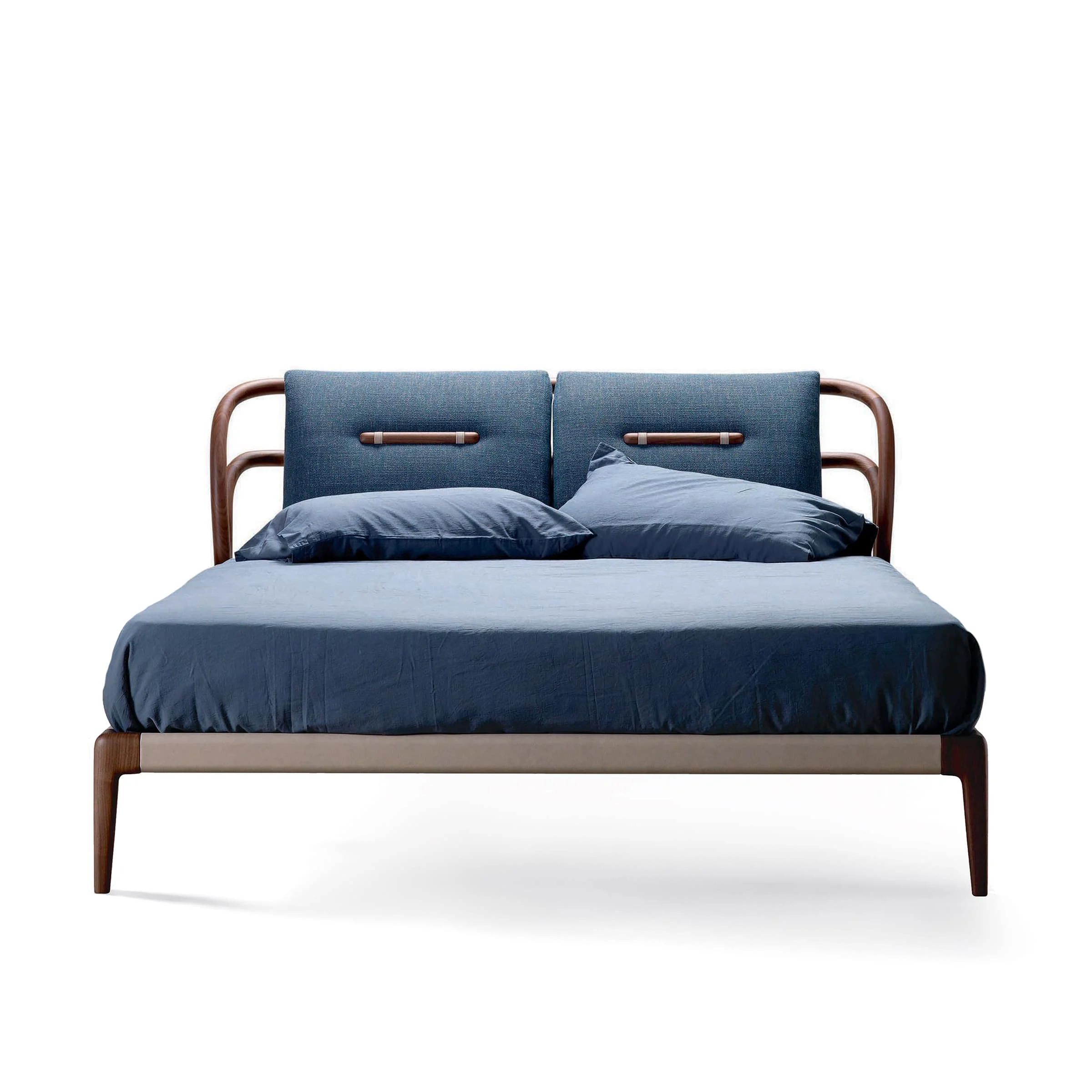 Letto in legno di Noce SMUSSO by Dale Italia