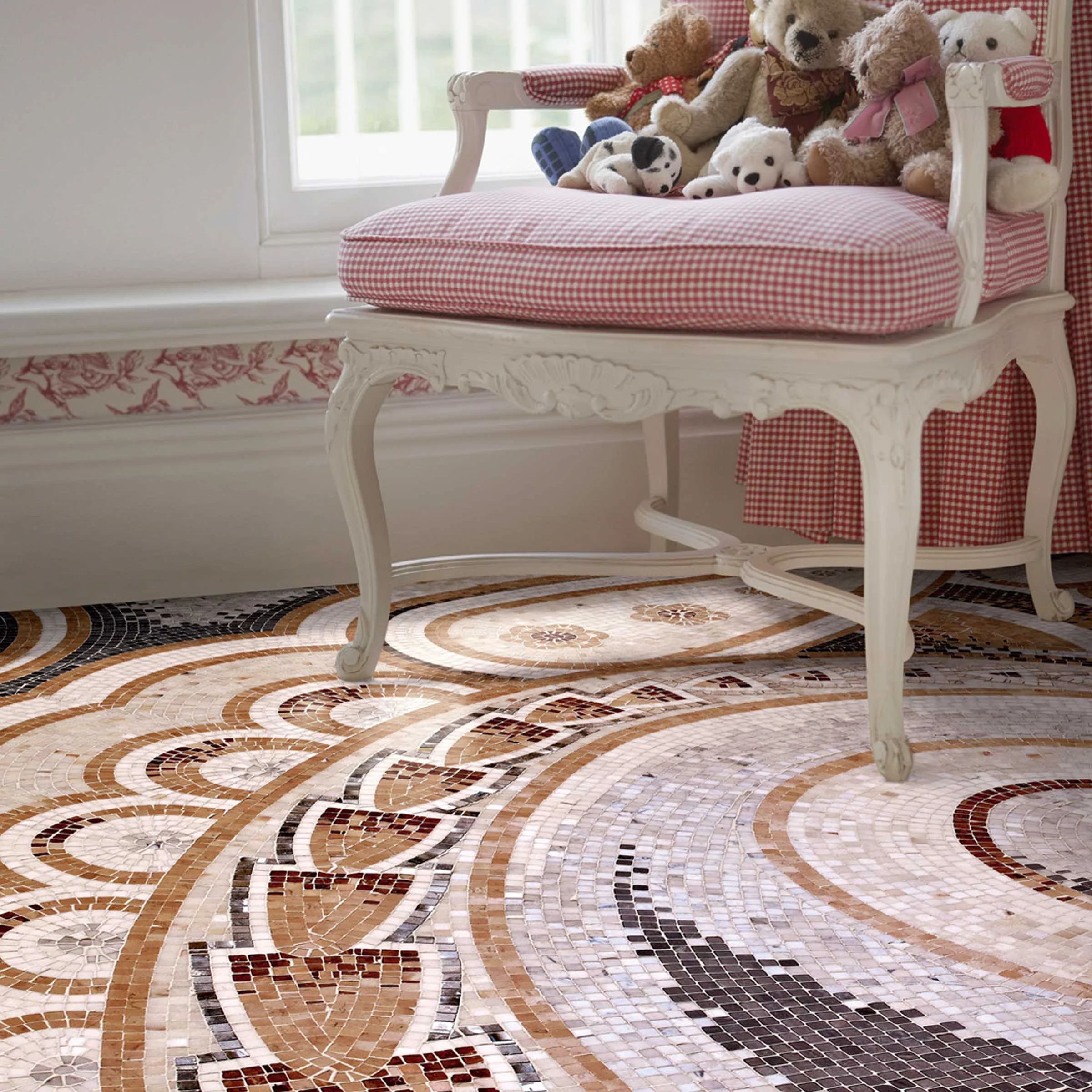 Tappeto Mosaico PAISLEY ART di Sicis