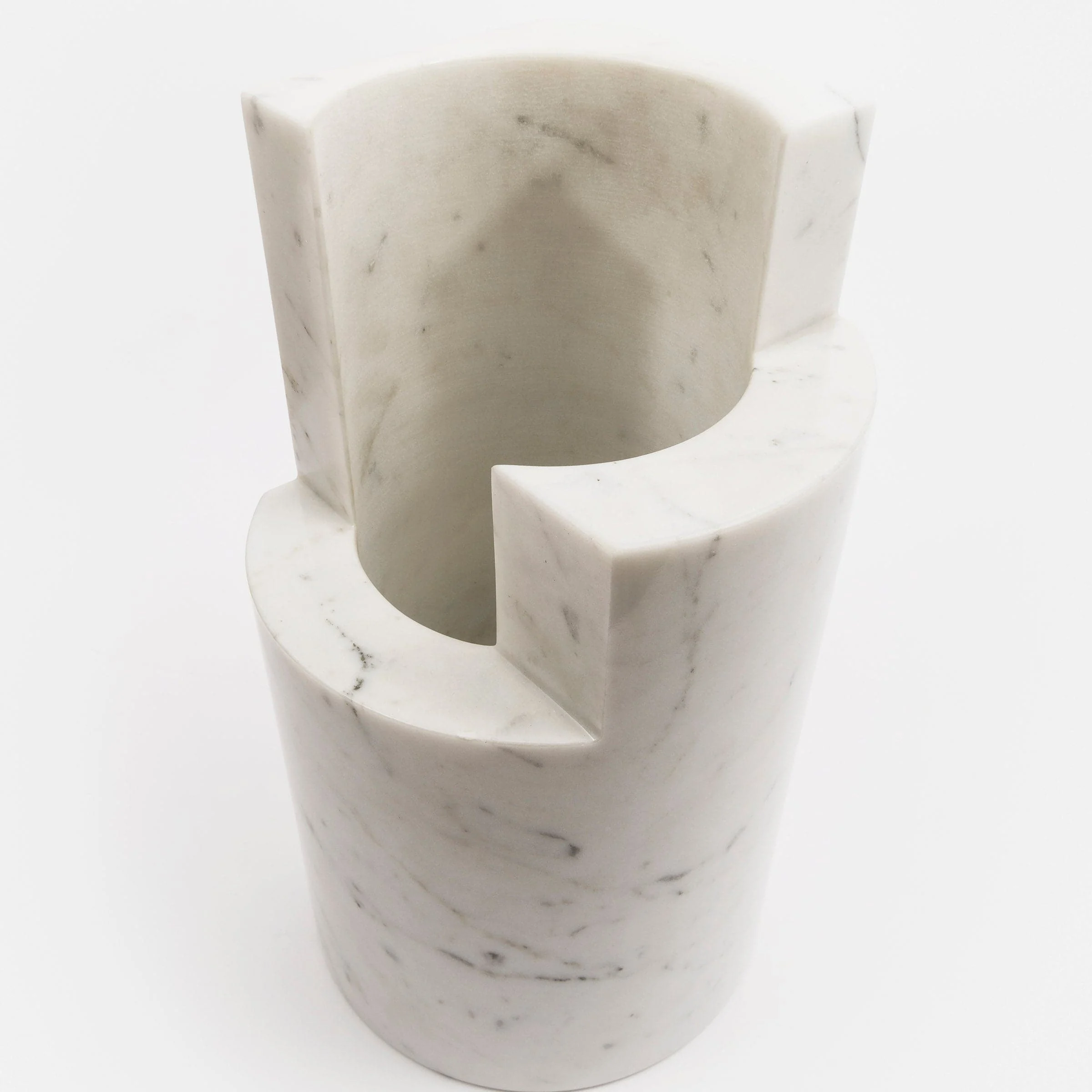 Vaso in Marmo PAROS H di Enzo Mari - Edizione Limitata