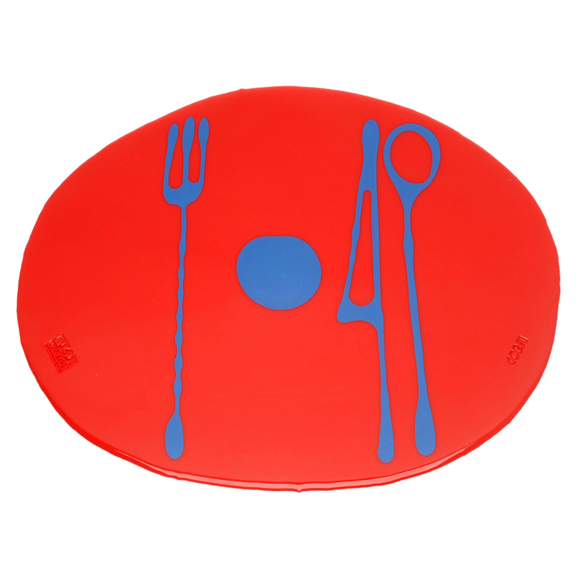 Tovaglietta TABLE-MATES Corallo Opaco e Lavanda Scuro Opaco Set di 6 di Gaetano Pesce per Fish Design