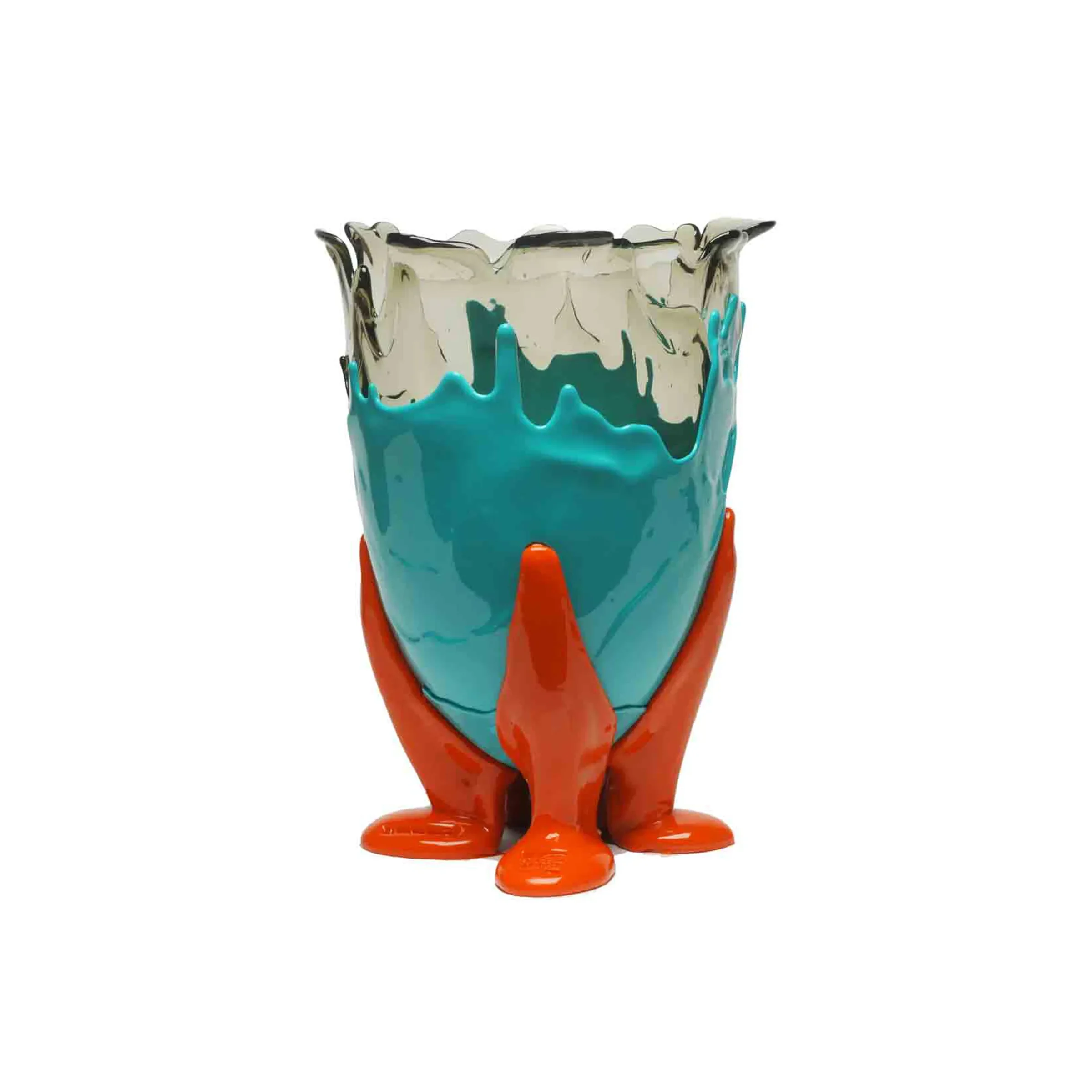 Vaso in Resina CLEAR EXTRA COLOUR di Gaetano Pesce per Fish Design