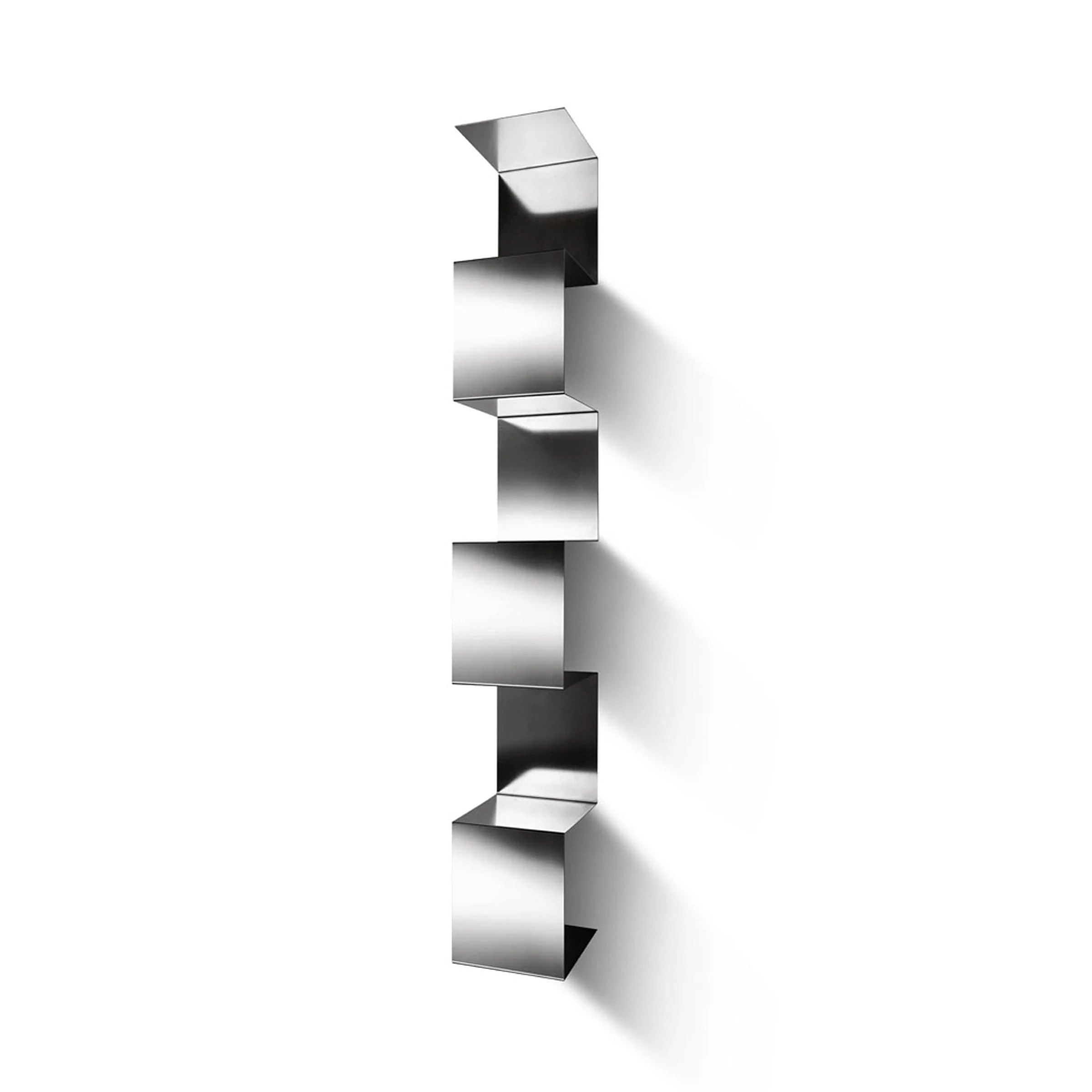 Libreria SEGMENTO INOX 180 in Acciaio Inox di C. Cangia e G. Mazzardi