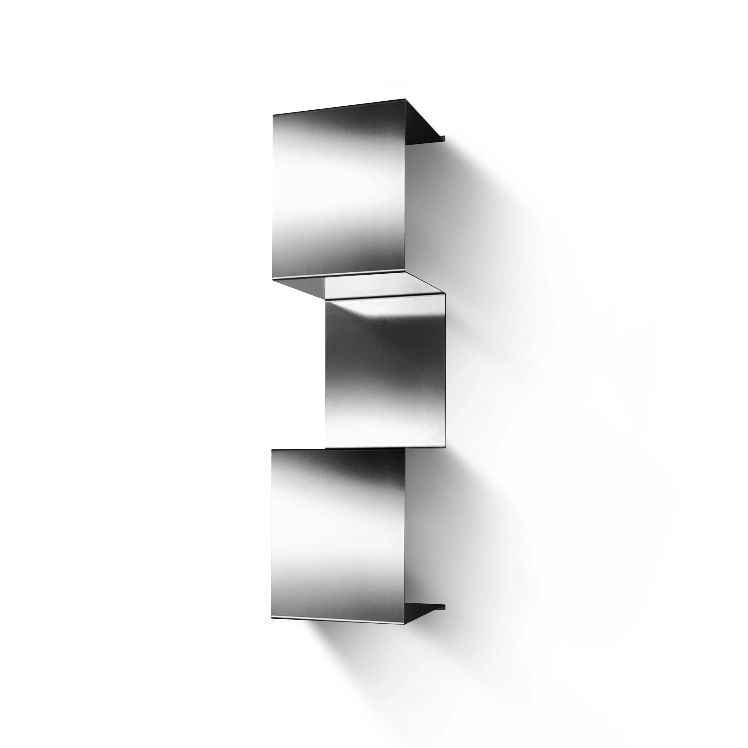 Libreria SEGMENTO INOX MINI A in Acciaio Inox di C. Cangia e G. Mazzardi