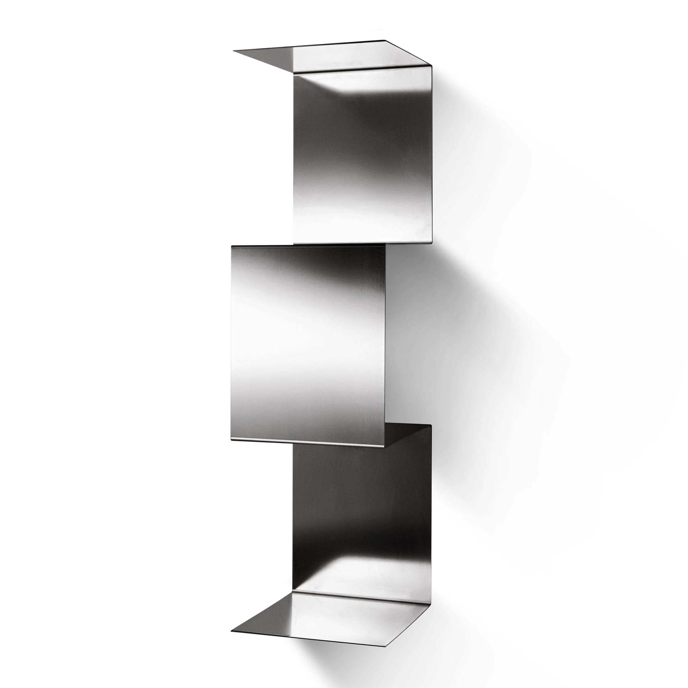 Libreria SEGMENTO INOX MINI B in Acciaio Inox di C. Cangia e G. Mazzardi