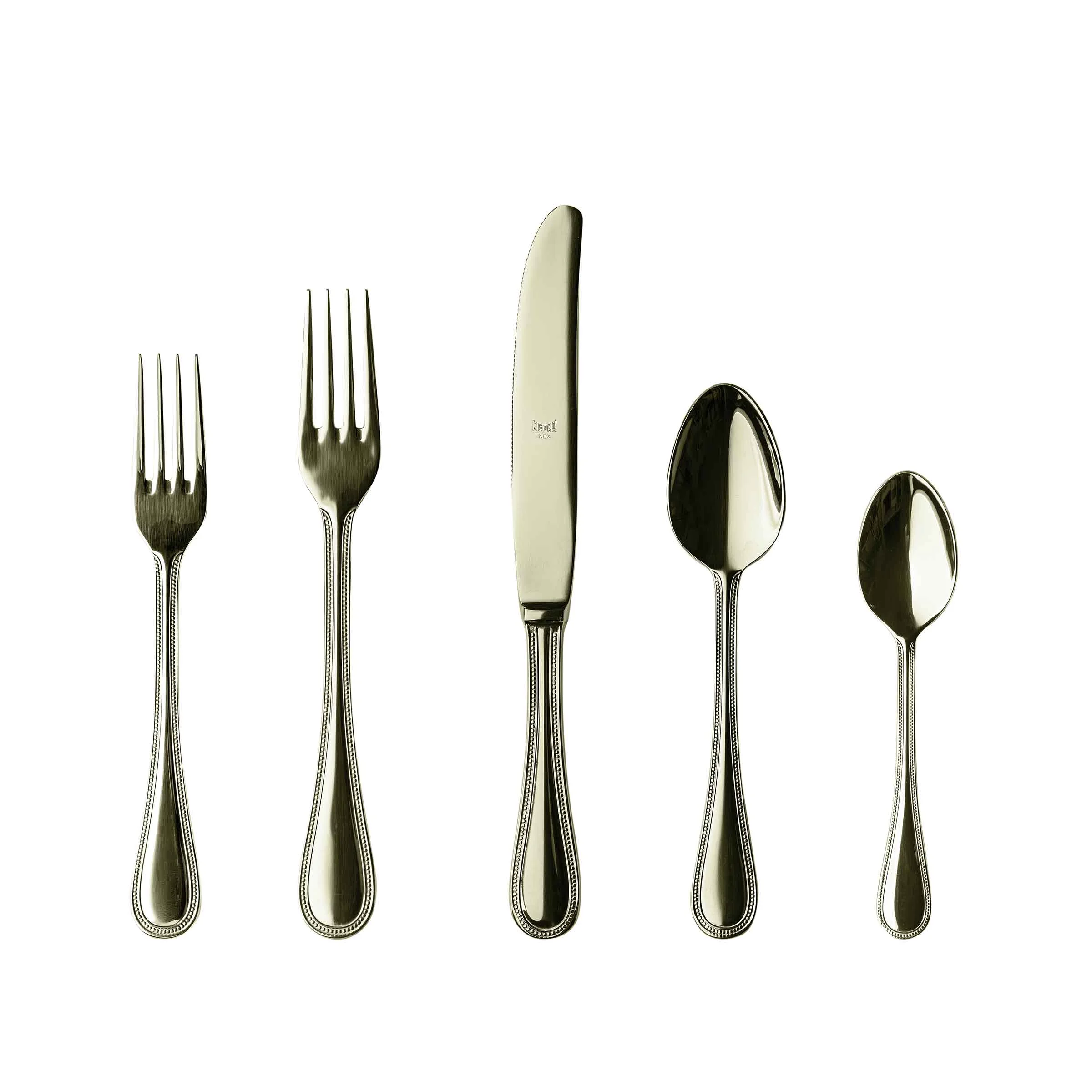 Posate in Acciaio Inossidabile PERLA Set di Ventiquattro di Mepra