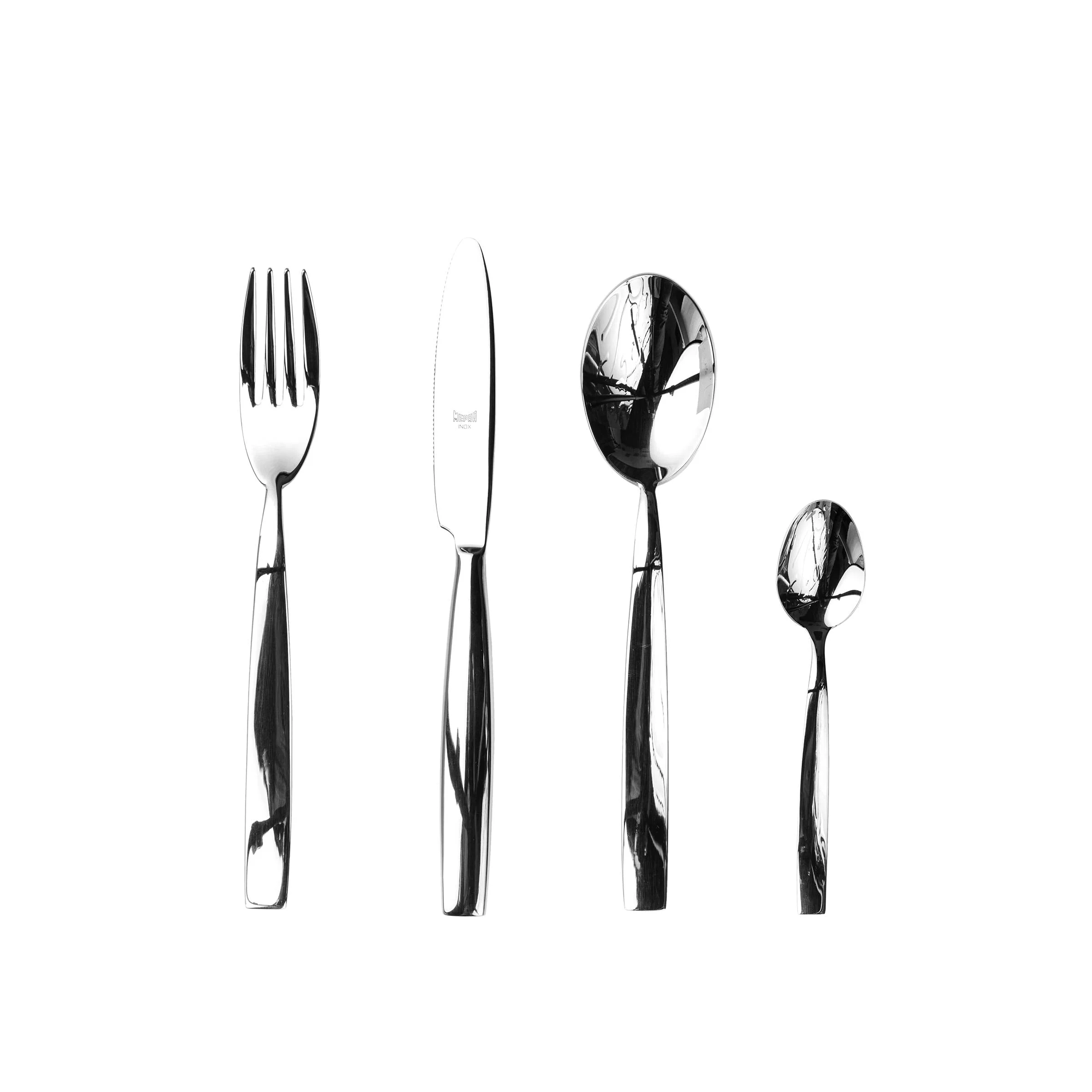 Posate in Acciaio Inossidabile MEDITERRANEA Set di Ventiquattro di Maurizio Duranti per Mepra