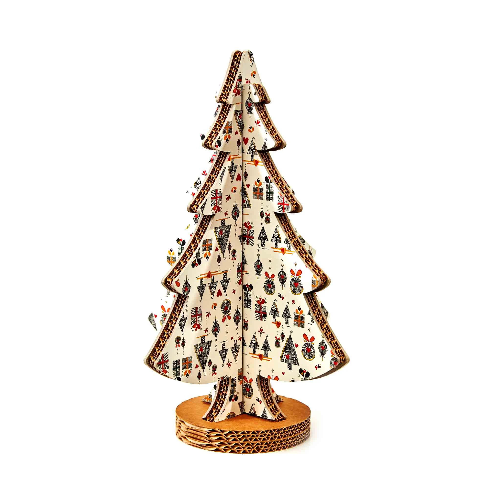 Albero di Natale Sostenibile in Cartone XMAS 45 N°10