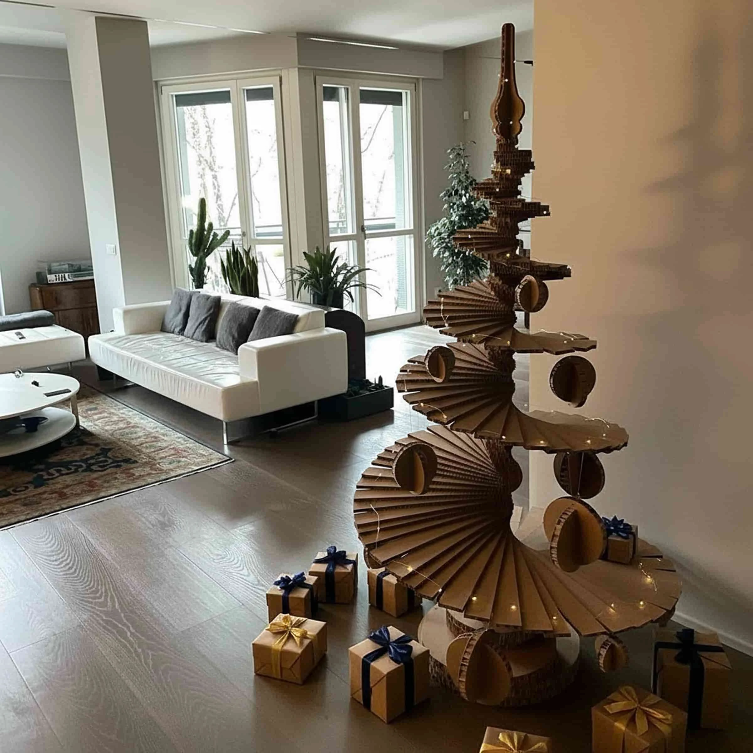 Albero di Natale in cartone sostenibile ARBOR CHARTA 190 cm di Inventoom
