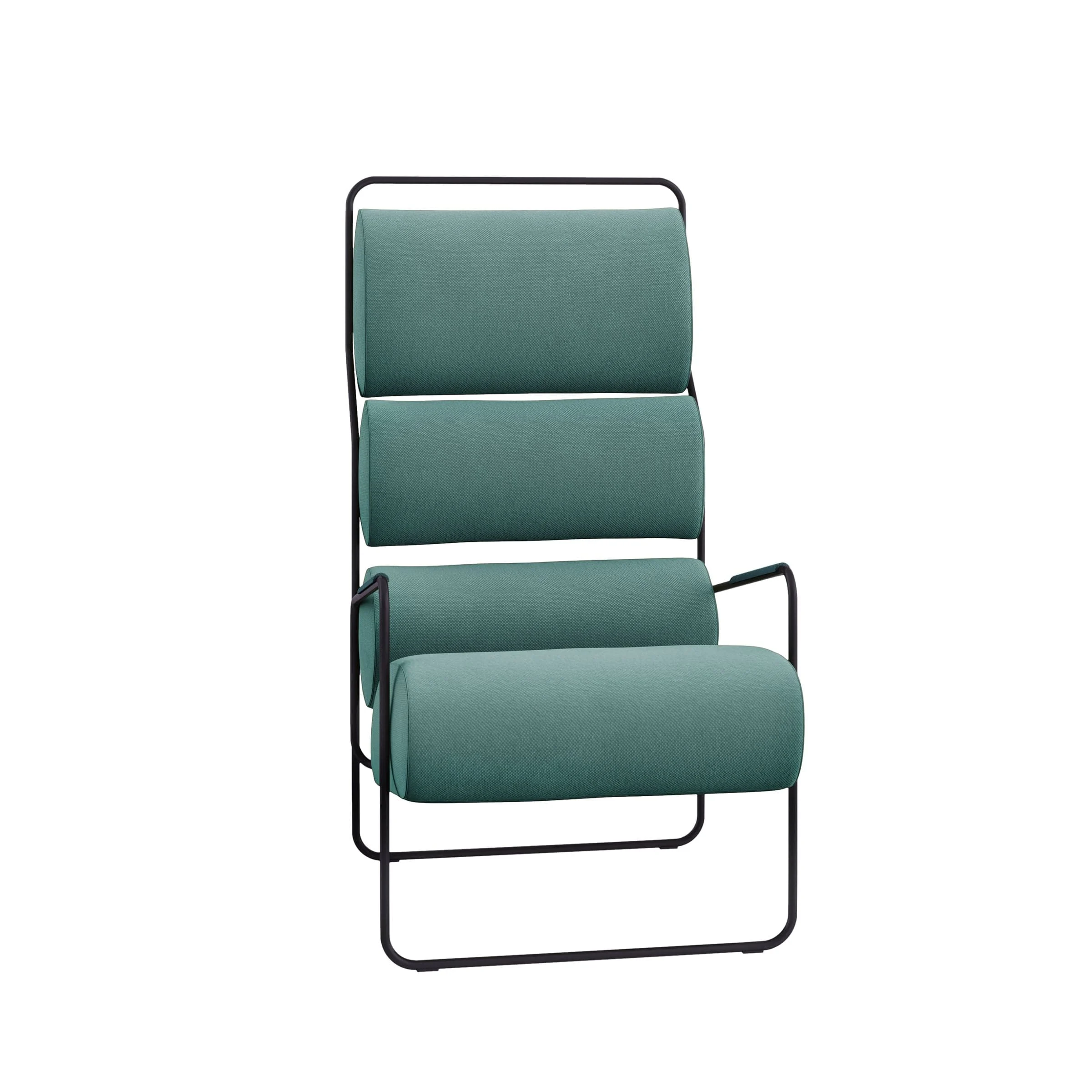Poltrona in Tessuto SANCARLO di Achille Castiglioni per Tacchini