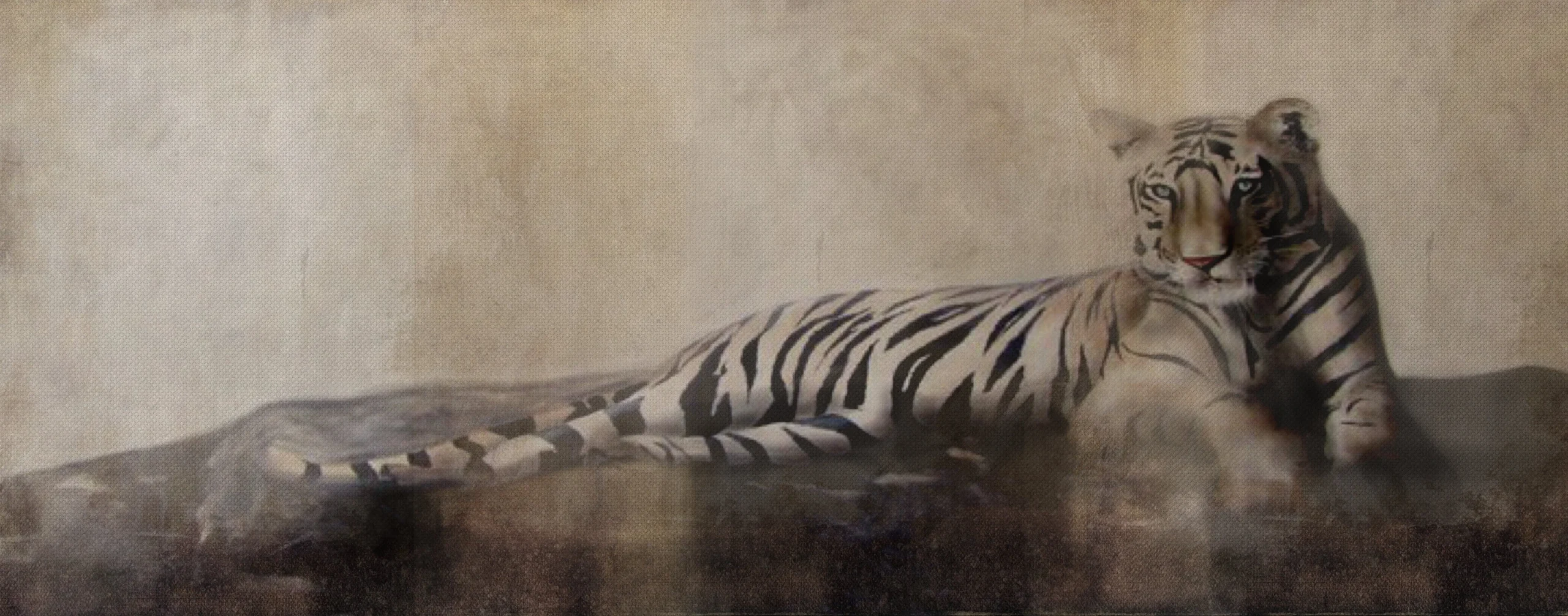 Dipinto su Tela WHITE TIGER 1