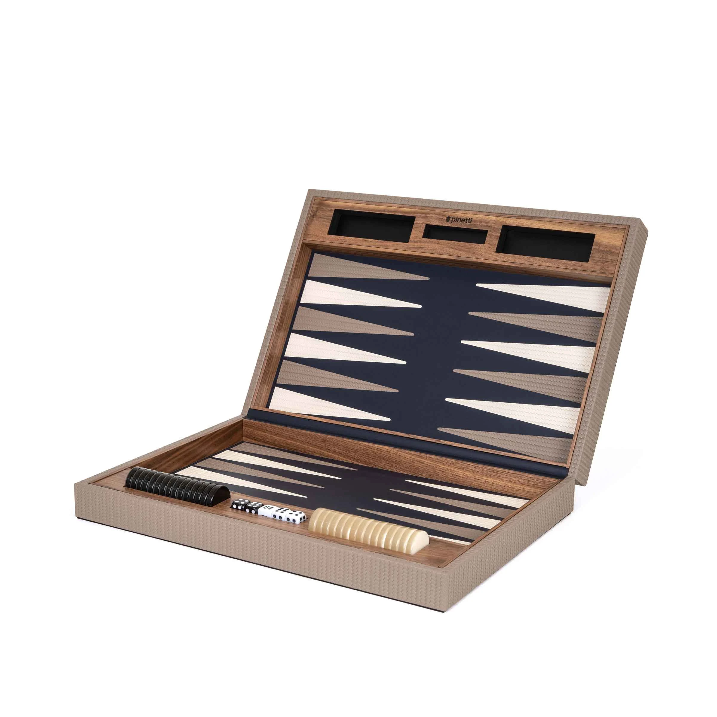 Gioco da Tavolo in Legno SET BACKGAMMON di Pinetti