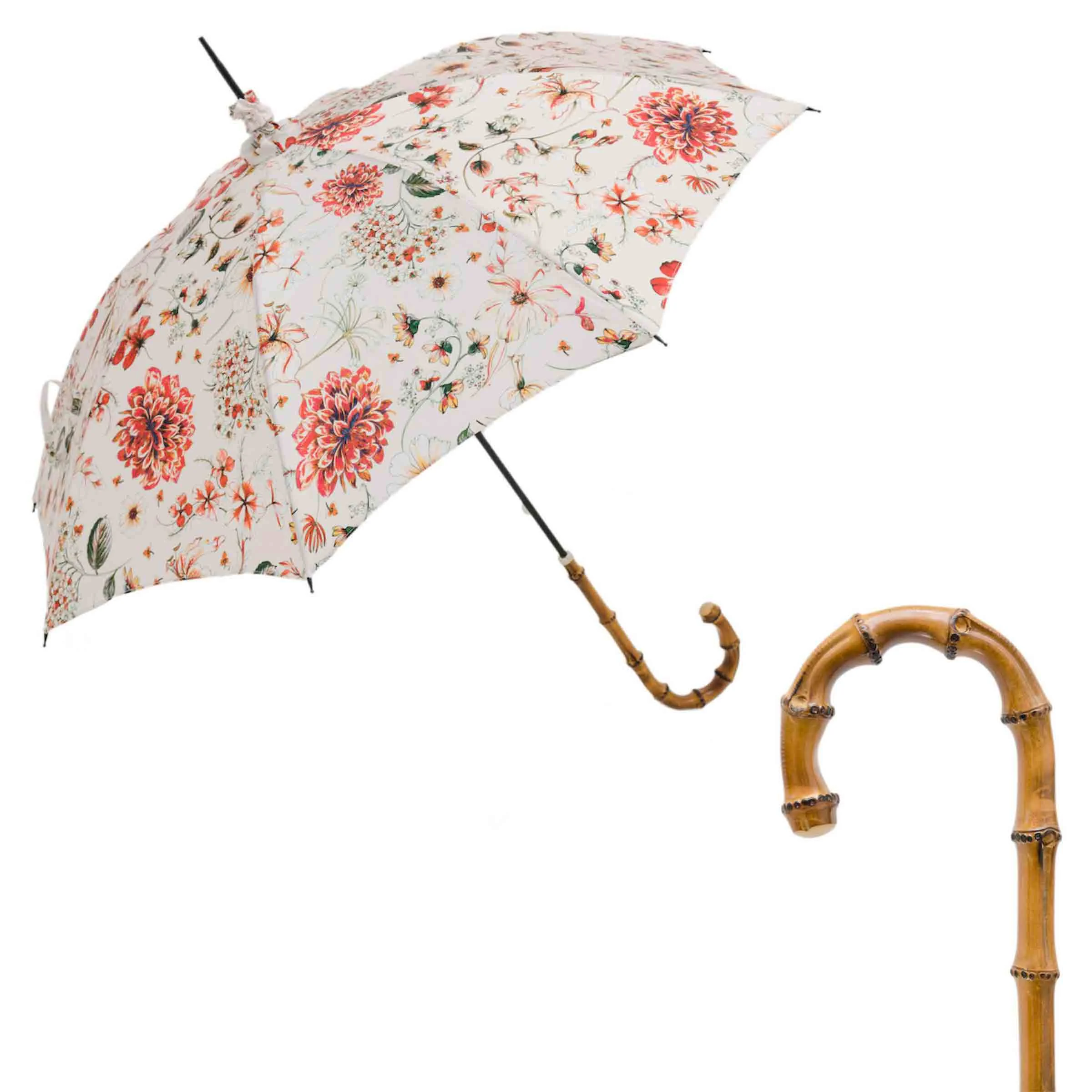 Ombrello LOWERED PARASOL con Manico in Bambù by Pasotti