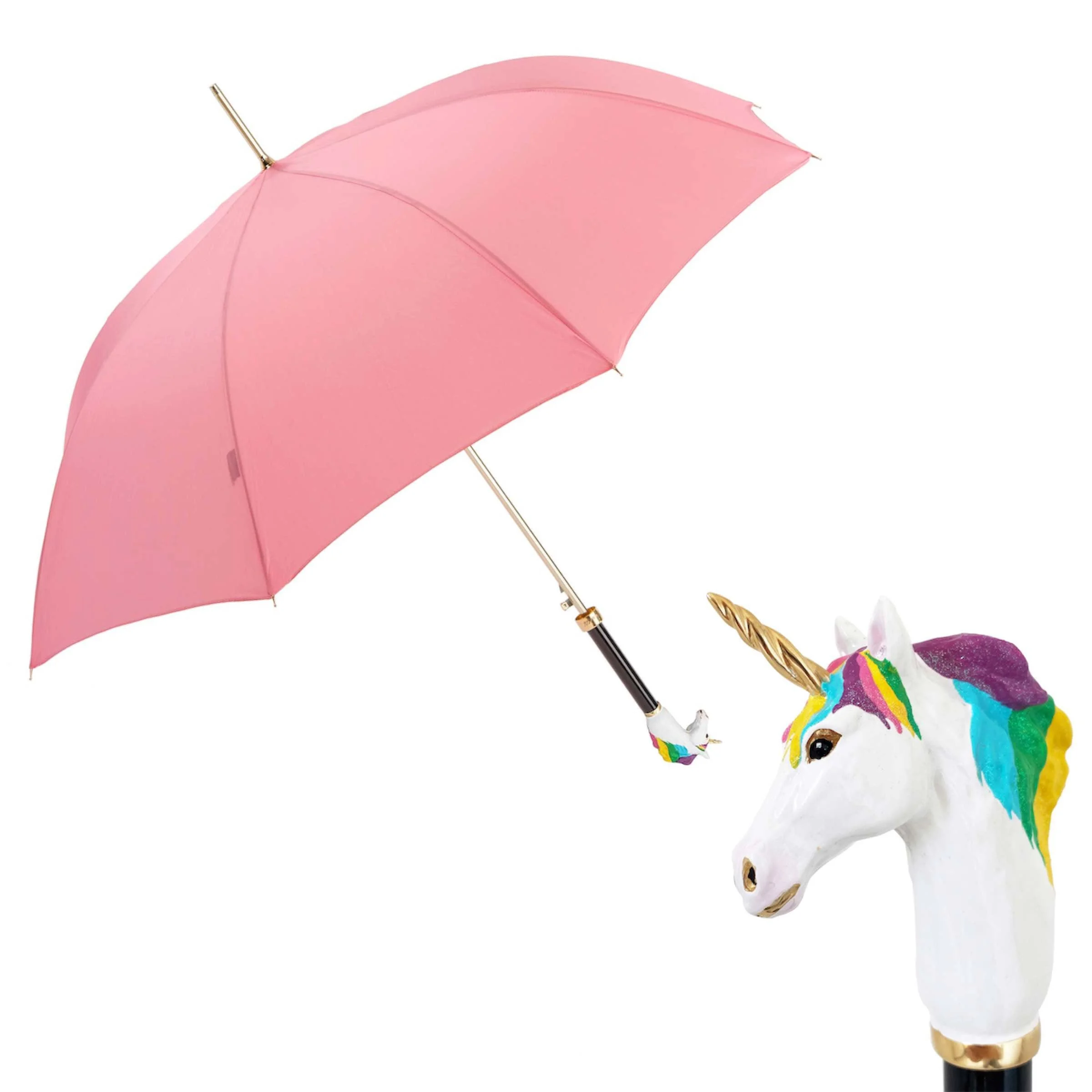 Ombrello UNICORN con Manico in Ottone Smaltato by Pasotti