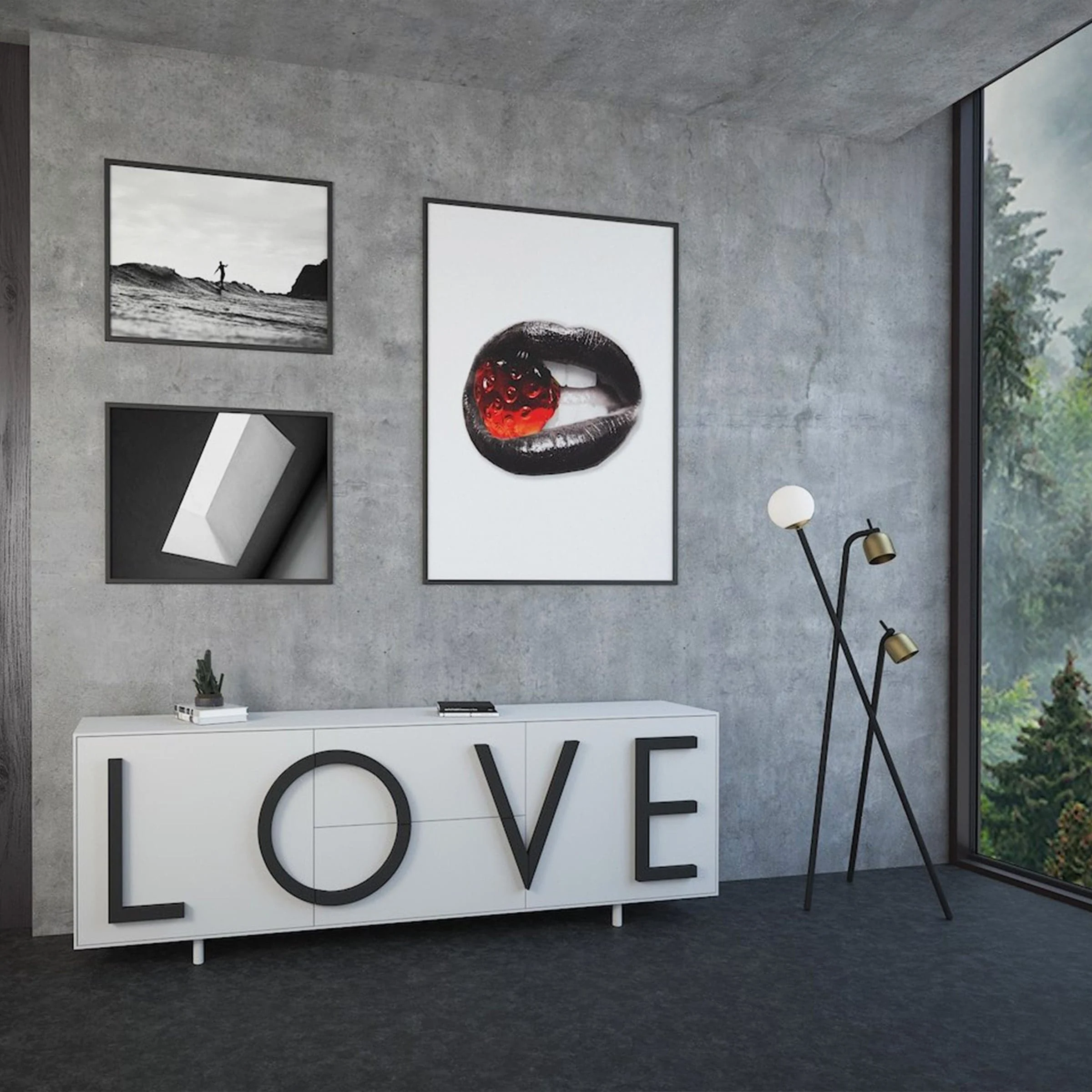 Credenza LOVE BIANCO di Fabio Novembre per Driade