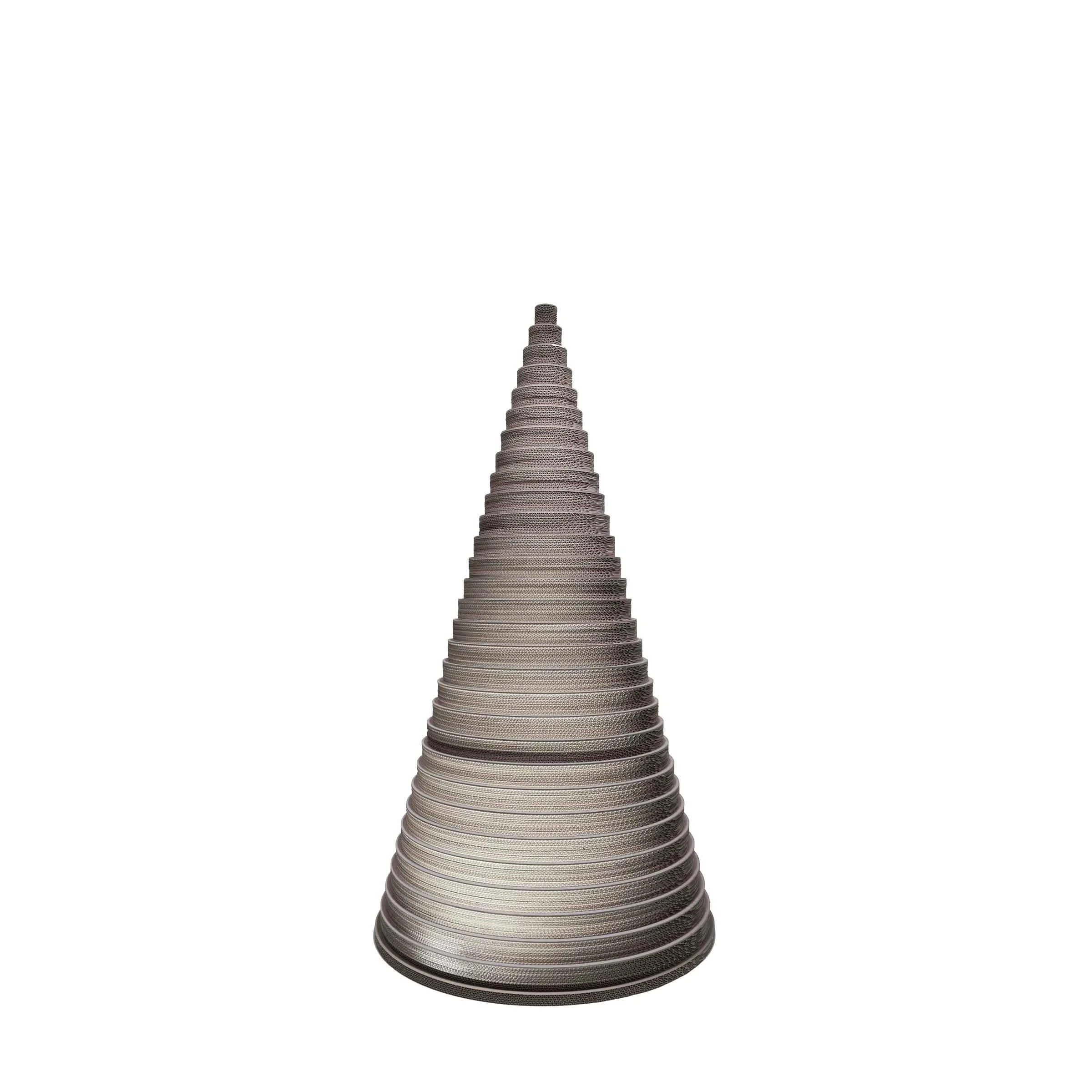 Albero di Natale in cartone 3D sostenibile 105 cm.