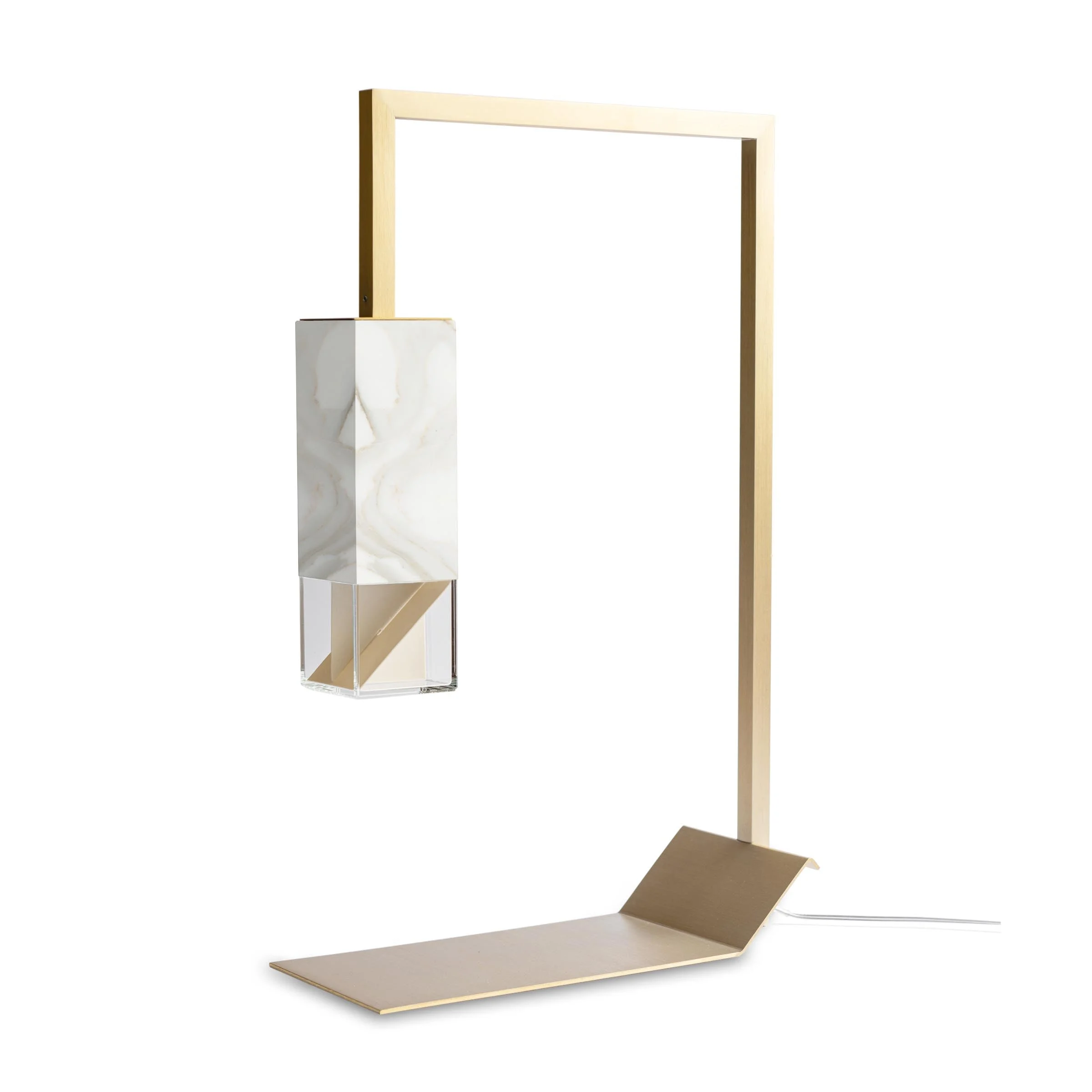 Lampada da tavolo in marmo LAMP/TWO di Formaminima