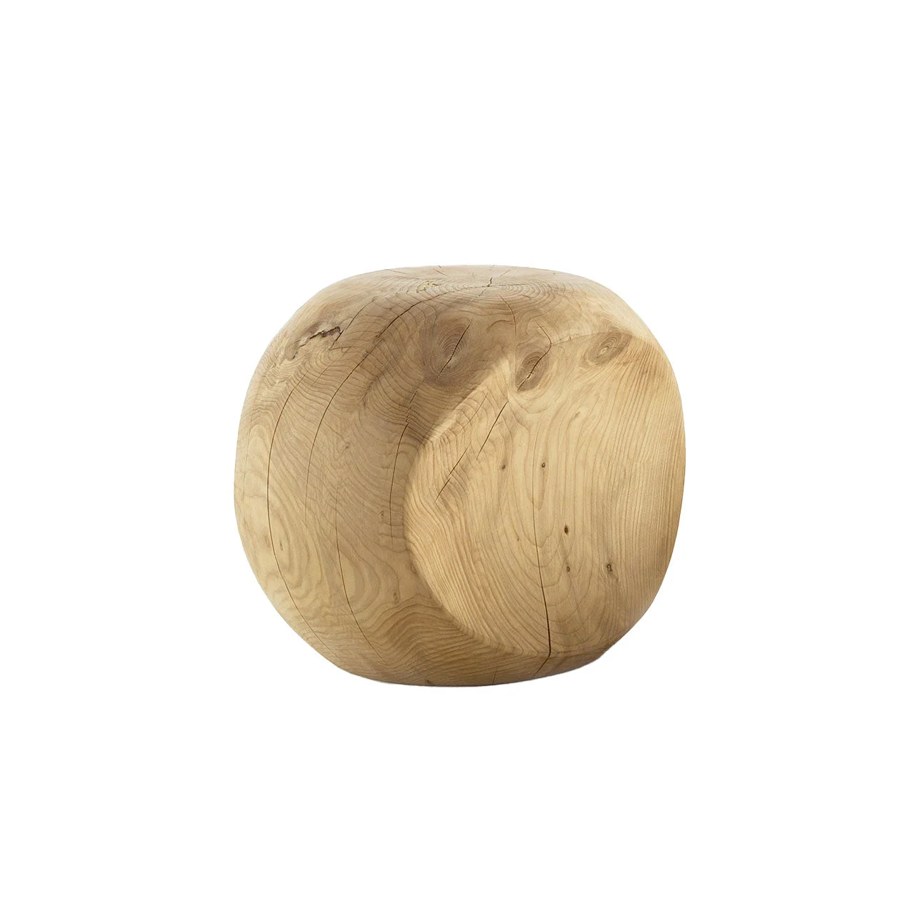 Pouf in Legno AMEDEA di Benno Vinatzer per Riva 1920