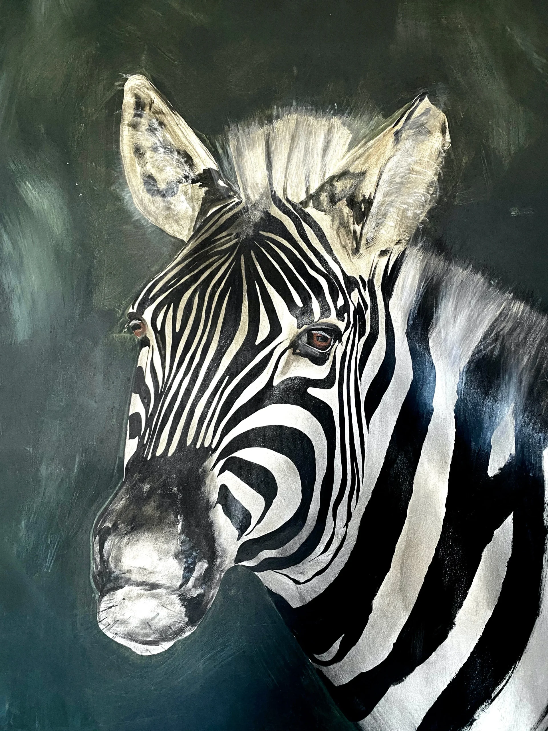 Dipinto su Tela ZEBRA'S HEAD 2