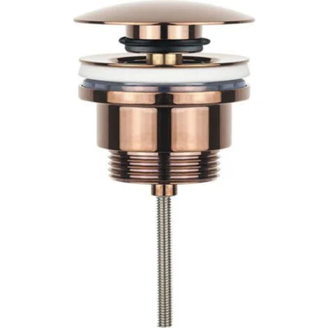 SCARICO PER LAVABO UNIVERSALE REA GOLD CLICK-CLACK - oro rosa -Crezuo