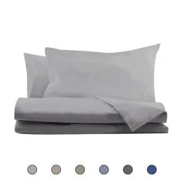 Completo letto matrimoniale in cotone, Sibilla