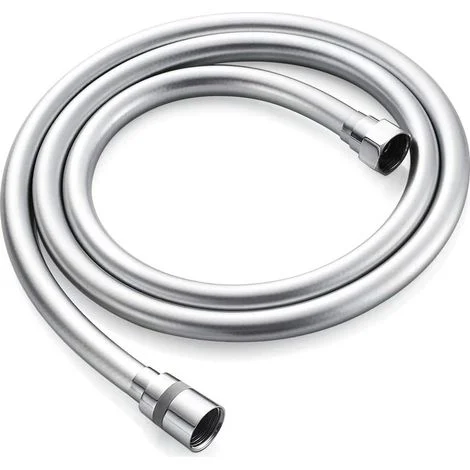 Tubo flessibile doccia antitorsione 2,0 m, gomma, bianco