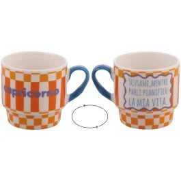 Mug 330 ml impilabile, More Amor Capricorno