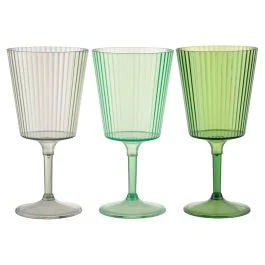 Calice 400 ml in plastica PS, Shades of Greenery, Unico