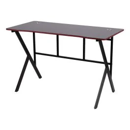 Scrivania gaming 120x60x76 cm, rosso