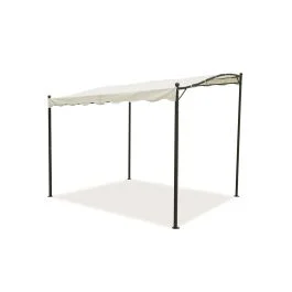 Gazebo a veranda idrorepellente 3x2,5 m, ecrù, Esté