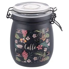 Barattolo Caffè 750 ml in vetro, grigio antracite, Botanico SìChef