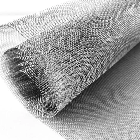 Rete metallica a maglia fine 60 x 200 cm, rete in acciaio inox 304, rete metallica anti-roditori e anti-zanzare, rete per insetti, voliera, giardino, dispensa (20 maglie)
