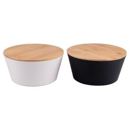 Ciotola con coperchio in bambù, Ø25x11 cm, SìChef