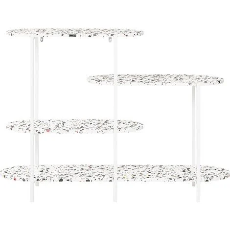 SoBuy Tavolo Consolle da ingresso Tavolino stretto Tavolo decorativo Bianco 120x40x86cm FSB89-W