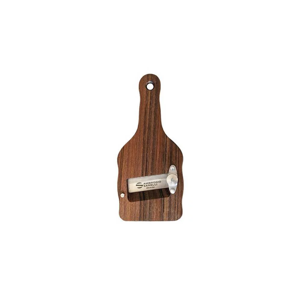 Affettatartufi Lama Liscia Legno Ovangkol 23x9x2,5 cm