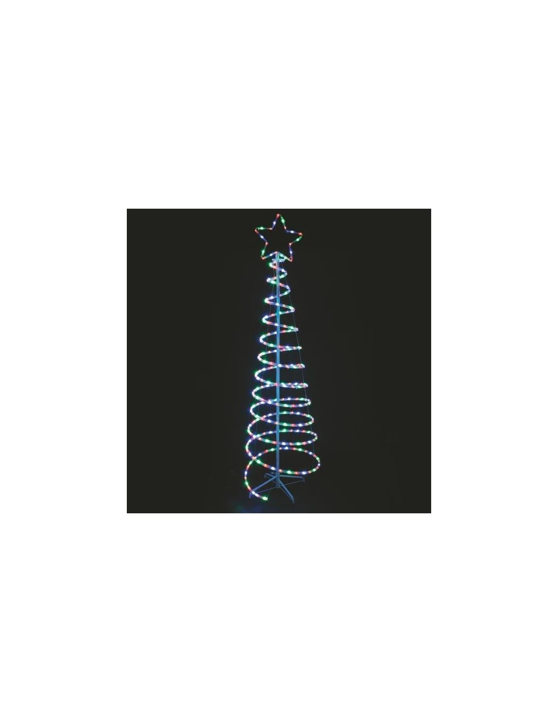 ALBERO A SPIRALE MULTICOLOR H.182 CM