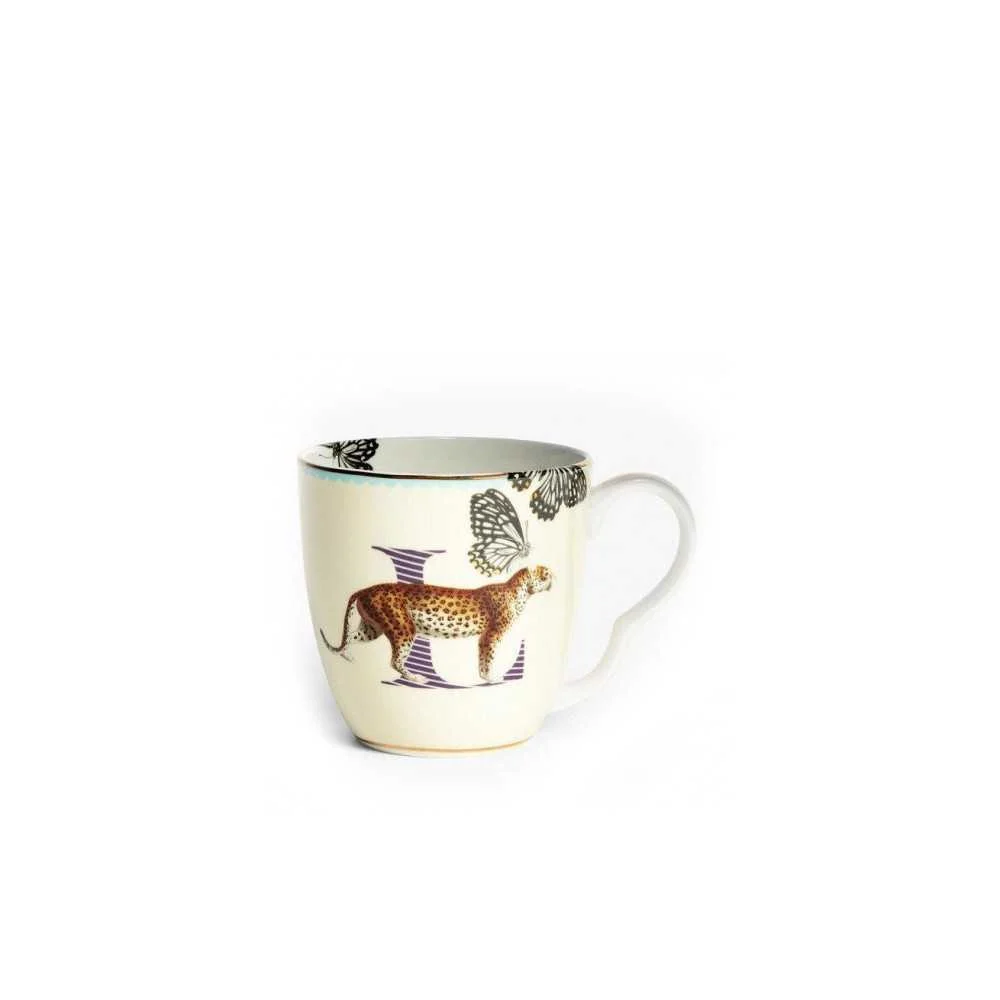 Alphabet Mug "L" Leopard Yvonne Ellen
