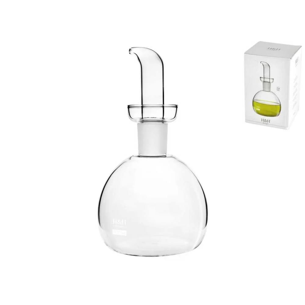 Ampolla Borosilicato Trasparente Tonda 500 cc