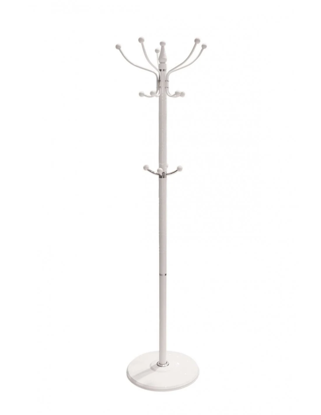 APPENDIABITI 6 GANCI  BIANCO