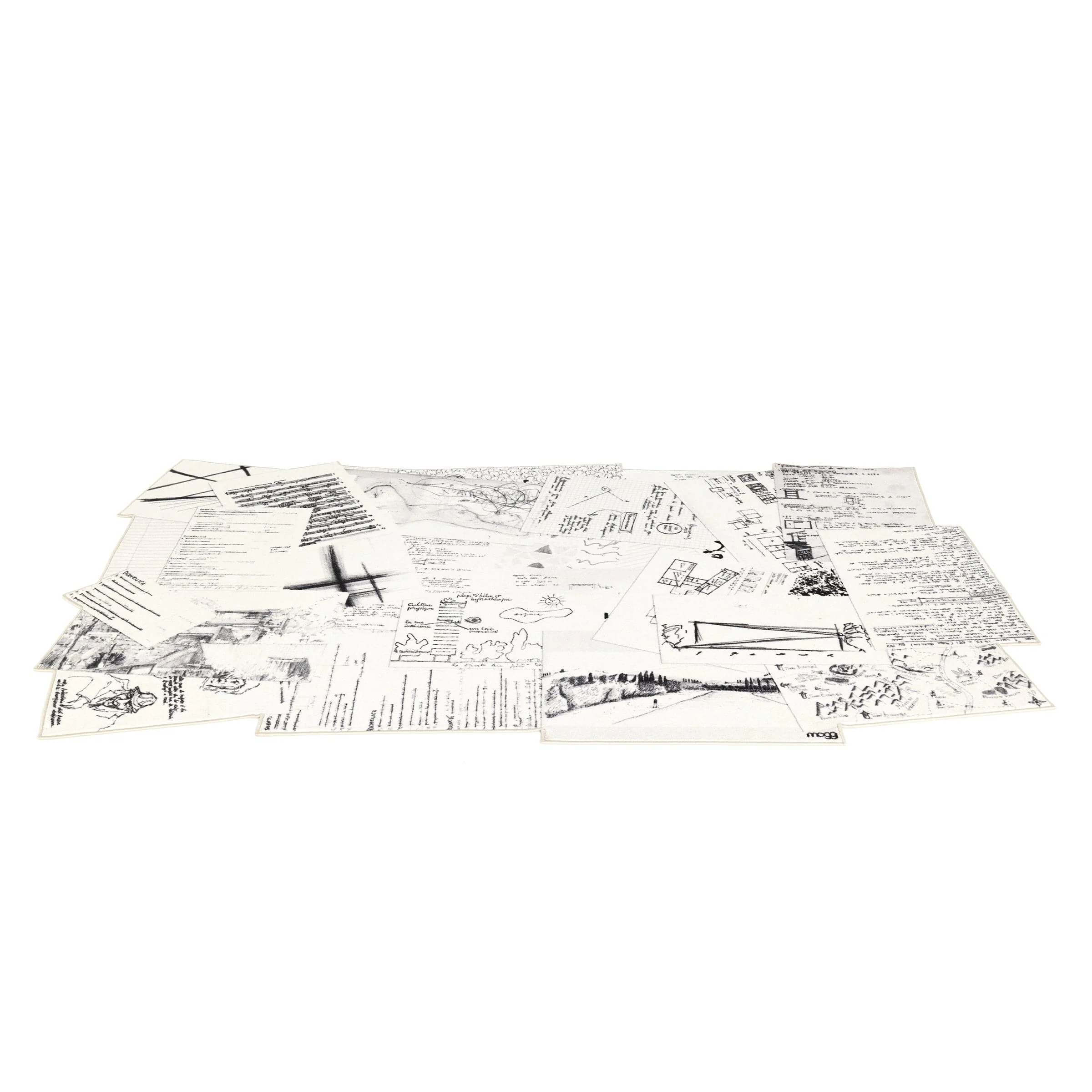 Rug APPUNTI di Studio 14 per Mogg