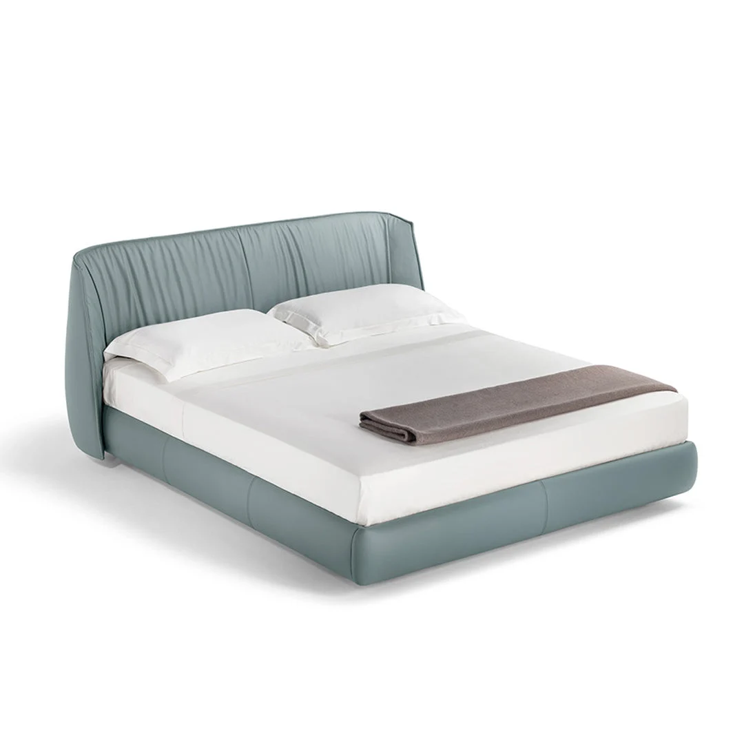 Letto in Pelle ARCHIBALD di Jean-Marie Massaud per Poltrona Frau