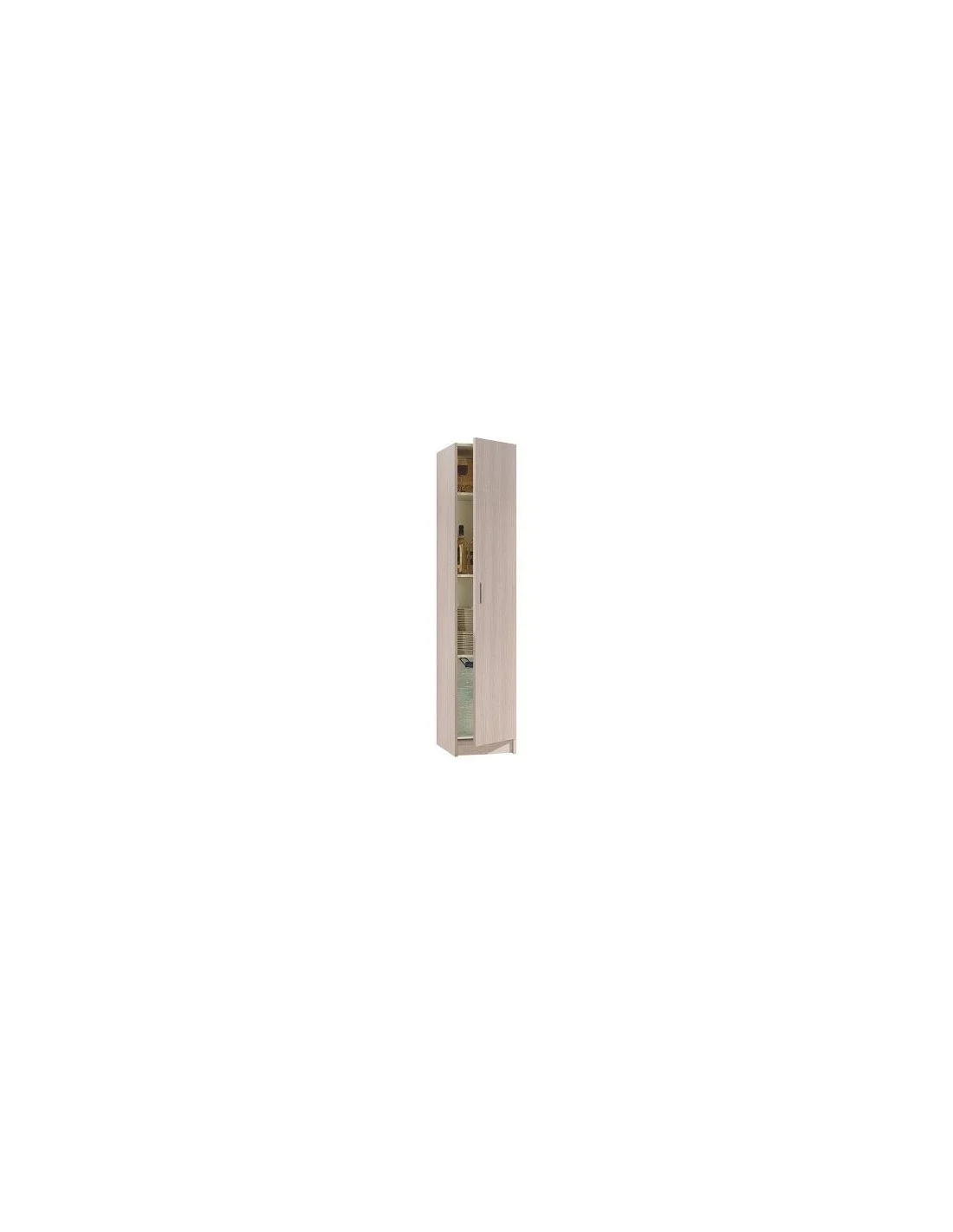 ARMADIO COLONNA MULTIFUNZIONE BAGNO/LAVANDERIA 1ANTA ROVERE H180