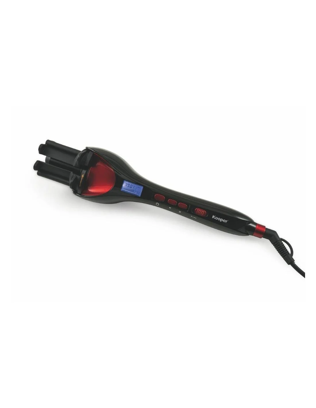 ARRICCIACAPELLI AUTOMATICO 30W NERO/ROSSO
